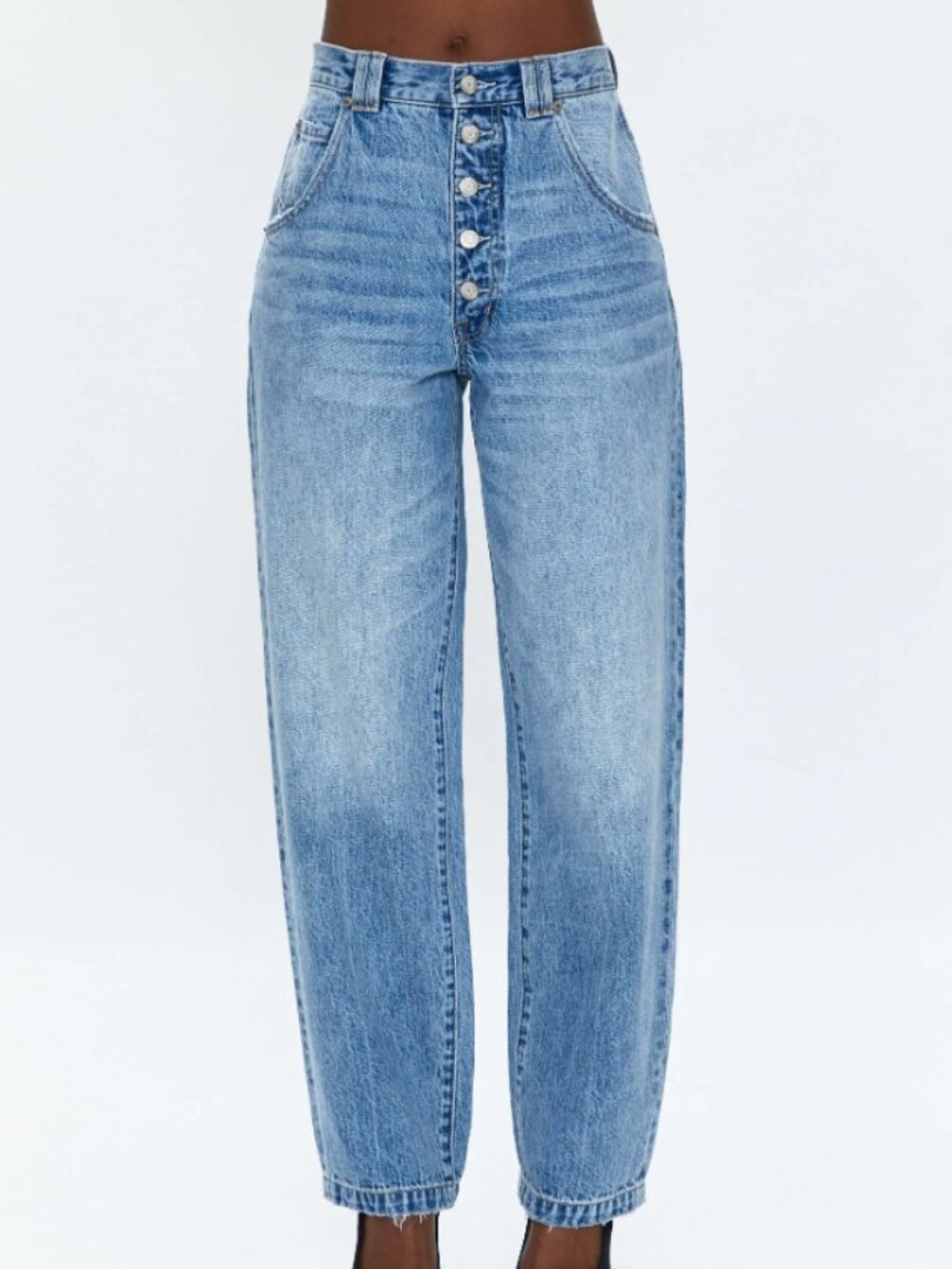 Pistola Ezra High Rise Relaxed Taper Jeans